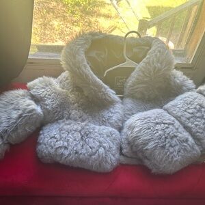 Zara Gray Puffer Jacket